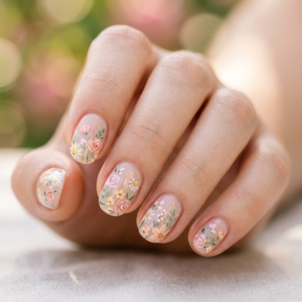 Pastel Blossom Tips